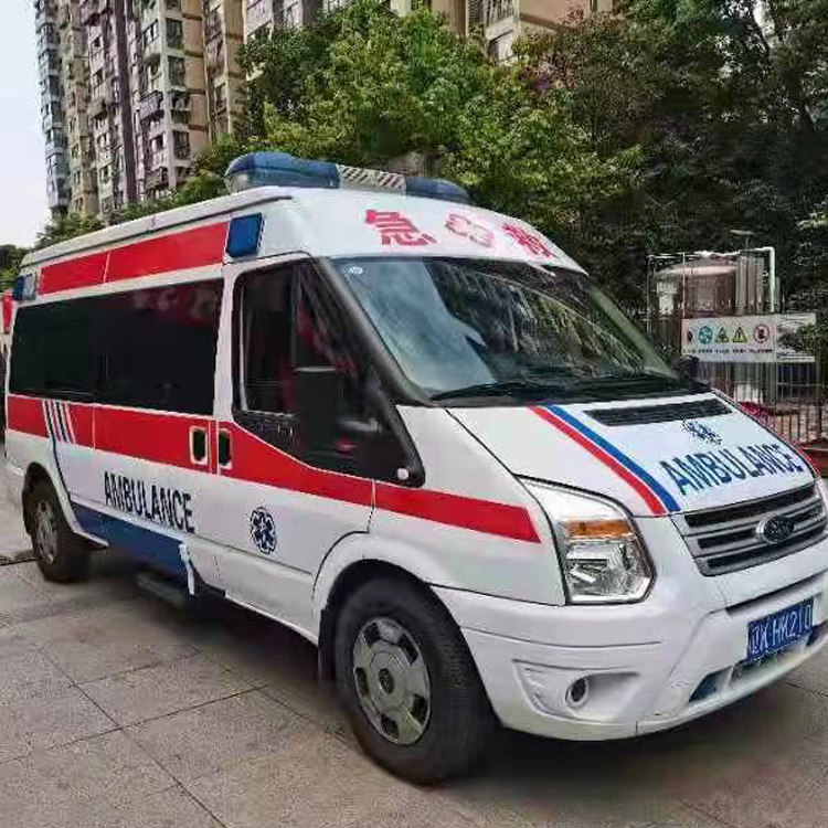 沛县长途救护车护送病人返乡